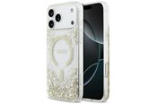 Mobiel - Covers & Cases - GUESS Resin Bottom Glitter MagSafe Case for iPhone 18 Pro Max / 17 Pro Max - Gold - 3666339673581