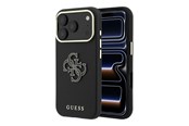 Mobiel - Covers & Cases - GUESS Grained & Big Resin Logo Case for iPhone 18 Pro Max / 17 Pro Max - Black - 3666339654917