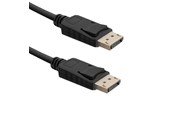 Beelscherm- en tv-kabel - Qoltec DisplayPort 1.4-kabel - DisplayPort naar DisplayPort - 2 m - Zwart - 50587