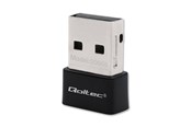 Netwerk-adapter (netwerkkaart, printserver, enz.) - Qoltec 50664 USB 2.0 Wi-Fi 5-netwerkadapter - 650 Mbps - Zwart - 50664
