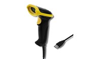 Systeemaccessoires - Qoltec 50860 Handheld 1D laser barcodescanner - USB - 200 scans/sec - 50860