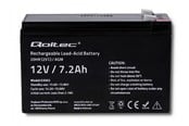 Batterij - Qoltec 53062 UPS-batterij - 12 V 7.2 Ah loodzuur - 53062