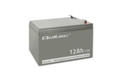 Batterij - Qoltec 53049 - UPS-batterij - 12 V 12 Ah VRLA AGM - 53049
