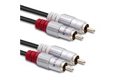 Audiokabel - Qoltec Audiokabel 52338 - 2x RCA male naar 2x RCA male - Zwart - 52338