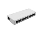 Netwerkapparatuur & Uitbreiding naar draadloos - Qoltec Gigabit Ethernet switch 52248 - 8-poorts onbeheerd - 52248