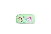 School accessoires - Difuzed Make-uptas met gemengde figuren - Groene pluche - CB862584SQM