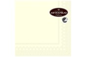 Keuken accessoires - Asp-Holmblad Servetten ”CREME” - 91004
