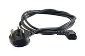 Voedingskabel (intern) - C2G 1m 18 AWG UK 90° Power Cord (IEC320C13R to BS 1363) - power cable - power IEC 60320 C13 to BS 1363 - 1 m - C2G82035