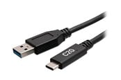USB-kabel - C2G 1ft USB-C to USB-A SuperSpeed USB 5Gbps Cable M/M - USB-C cable - USB Type A to USB-C - 30 cm - C2G28875
