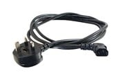 Voedingskabel (intern) - C2G 3m 18 AWG UK 90° Power Cord (IEC320C13R to BS 1363) - power cable - power IEC 60320 C13 to BS 1363 - 3 m - C2G82036