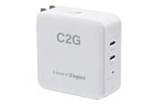 Mobiel - Adapters & Opladers - C2G power adapter - dual - USB-C - 65 watt - C2G58882