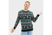 Kerst truien - Jule-Sweaters - The fine Christmas sweater - m - 5740009939837