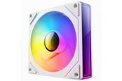 Case Fan - DUTZO INF 120 PWM ARGB Reverse (2-pack) - Case ventilator - 120mm - Wit met RGB-licht - 28 dBA - 8501029
