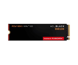 SANDISK WD Black SN8100 SSD - 4TB - M.2 2280 - PCIe 5.0 - Zonder