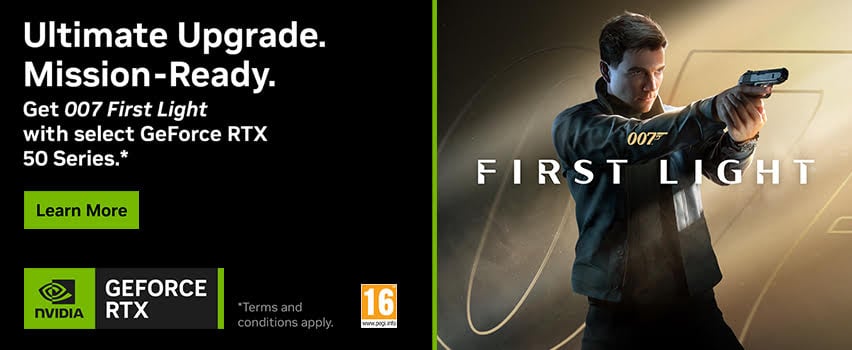 NVIDIA GeForce RTX 50 Series 007 First Light Game Bundle - Proshop