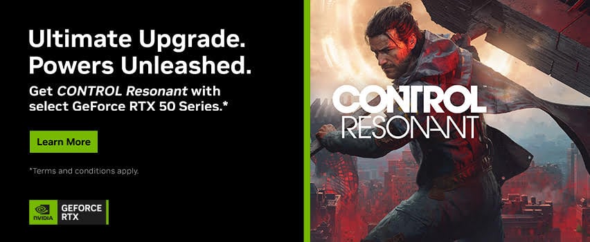 NVIDIA GeForce RTX 50 Series CONTROL Resonant Game Bundle - Proshop