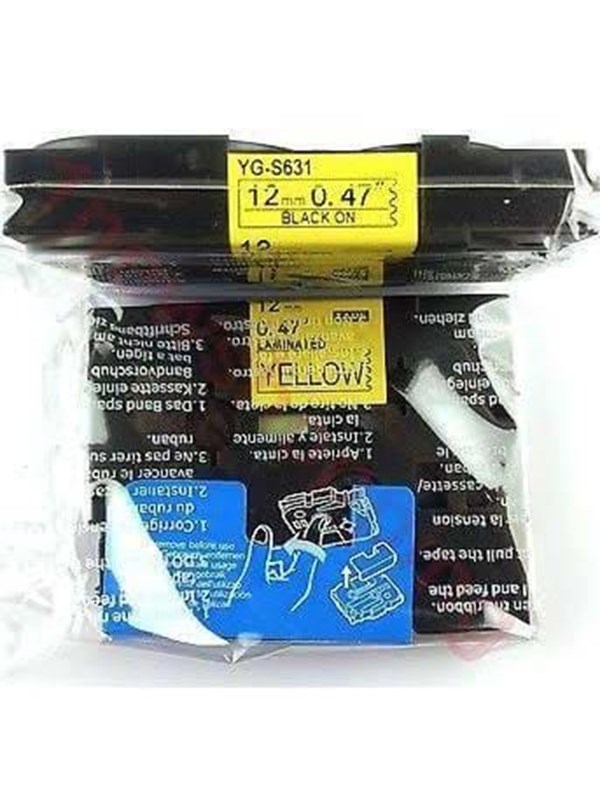 Brother Tape/black-yellow 12mm F 3xx 5xx