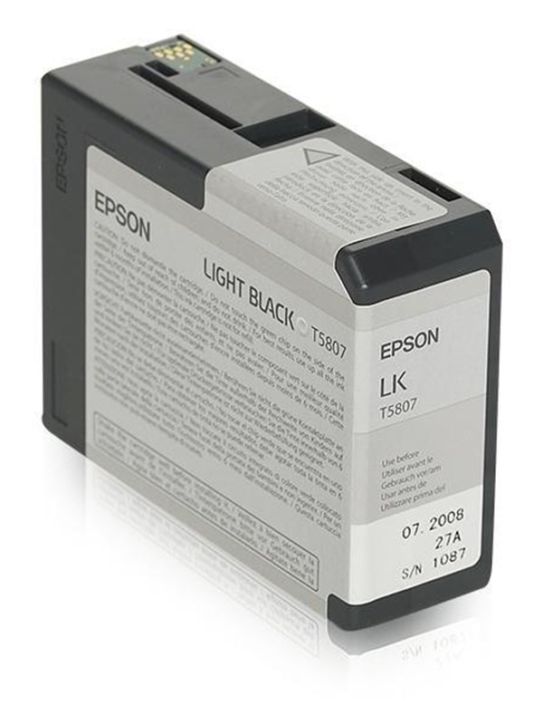 Epson T5807 Light Zwart - Inktpatroon Light black