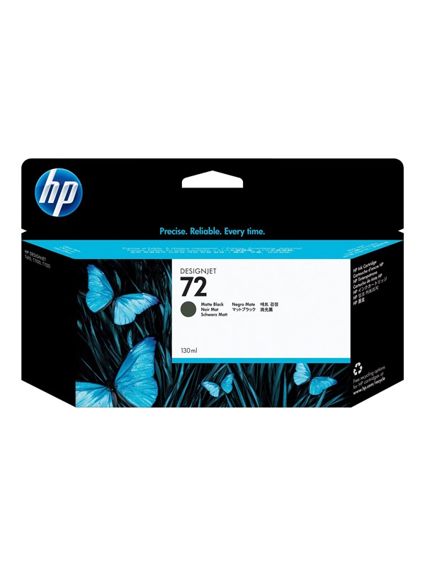 HP 72 / C9403A Black Ink - Inktpatroon Mat zwart