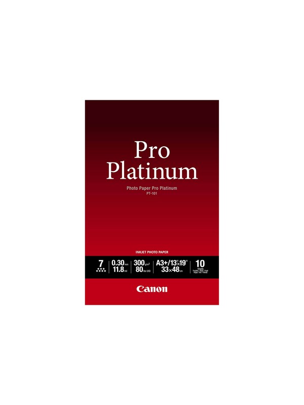 Canon Papier PT-101 / 2768B018 Pro Platinum A3+ - 10 sheets