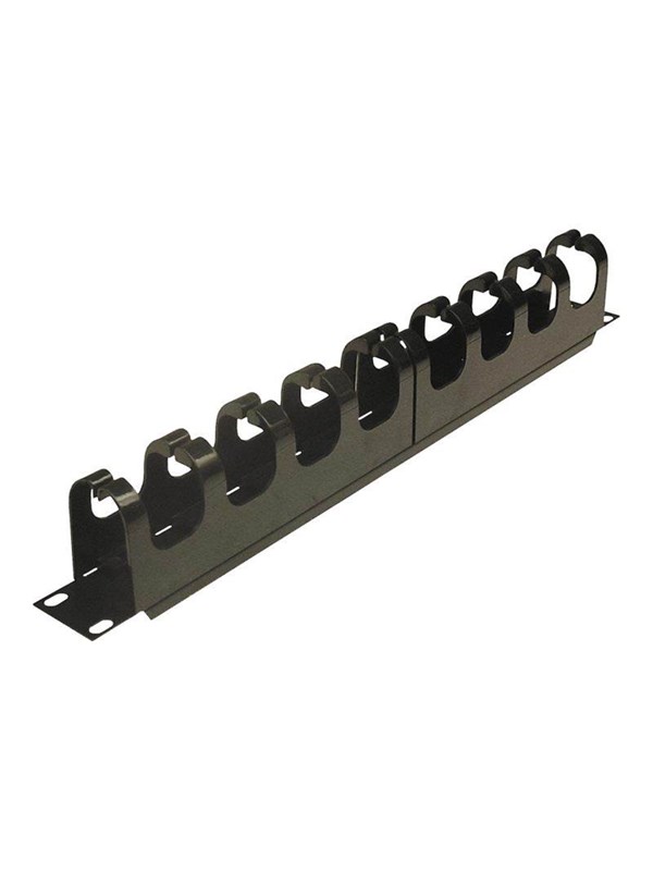 Deltaco Rack cable management panel 1U 19"