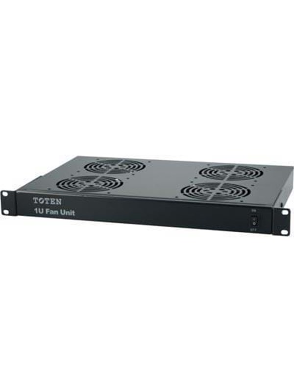 Deltaco 1U 19" blæserpakke
