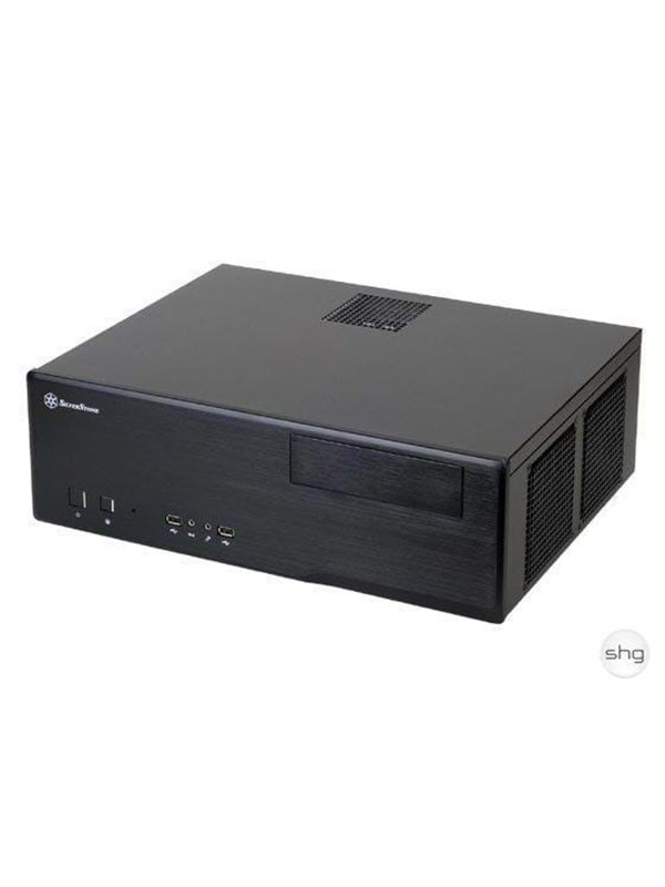 SilverStone Grandia SST-GD05B Zwart - Case - Desktop - Zwart