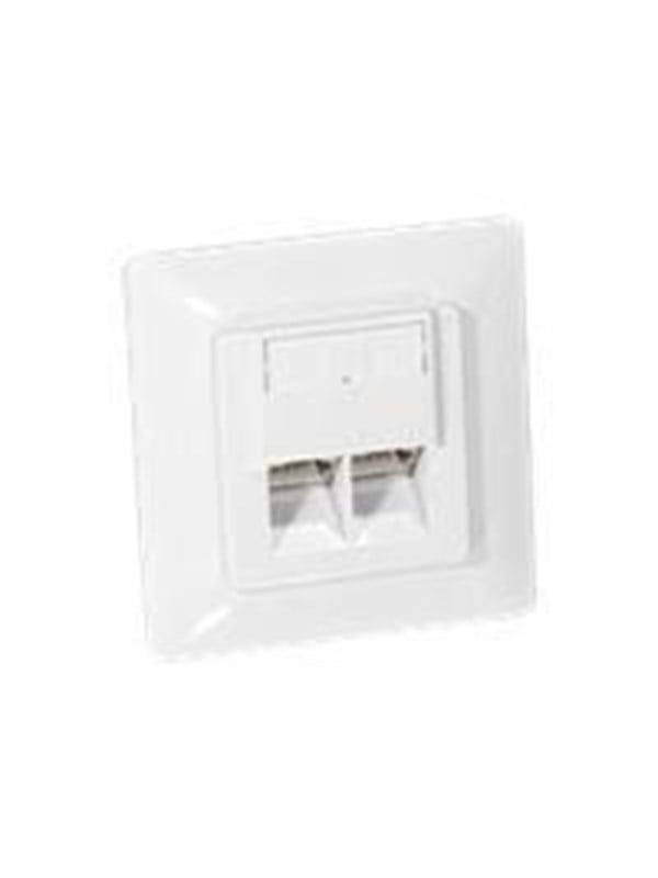 Equip Netværksudtag C5 8/8. Signalhvid