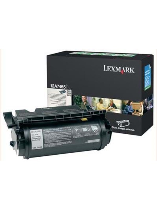 Lexmark 12A7610 Toner Black - Lasertoner Zwart