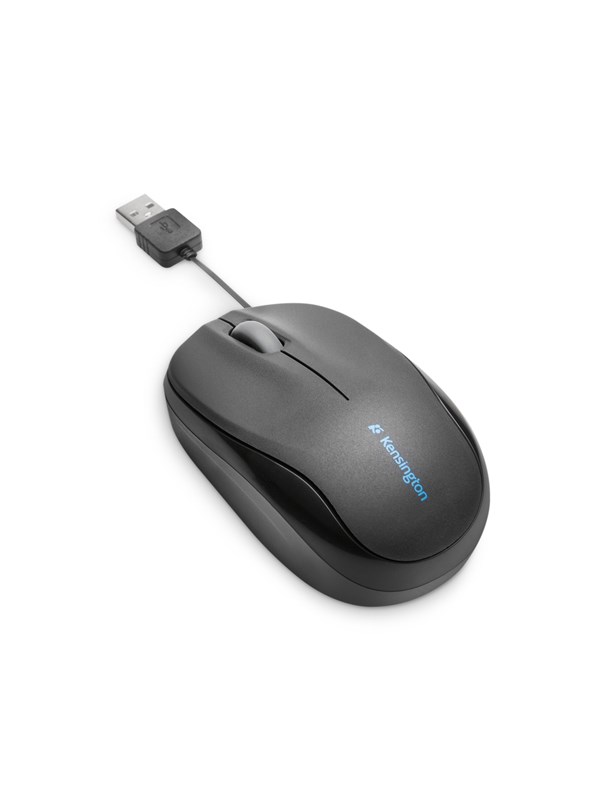 Kensington Pro Fit® intrekbare mobiele muis - Muis - Optisch - Zwart