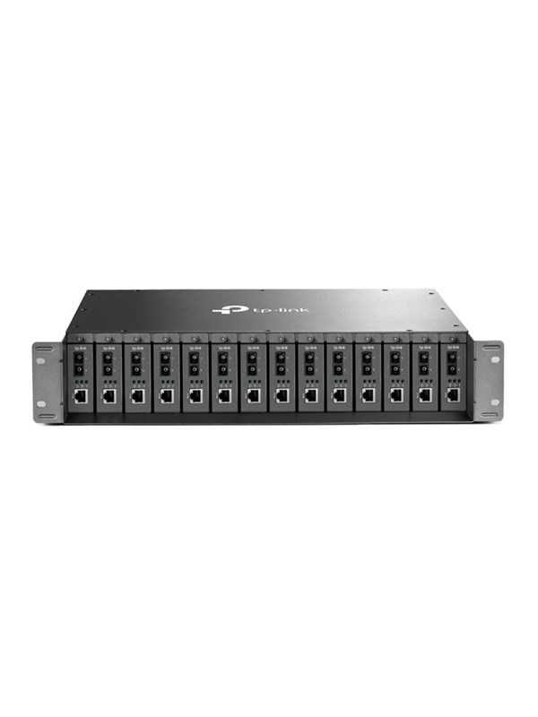 TP-Link TL-MC1400 14-Slot Rackmount Chassis for Media Converts 2U 19"