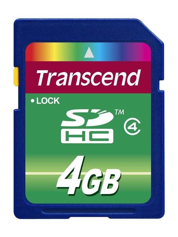 Transcend SDHC Std Class 4 - 4GB