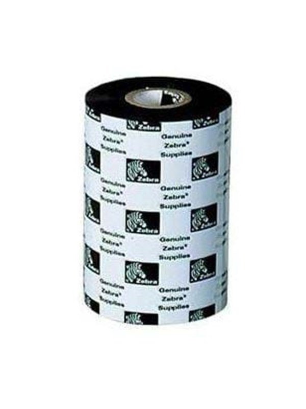 Zebra ribbon 5319 wax - Print ribbon Zwart