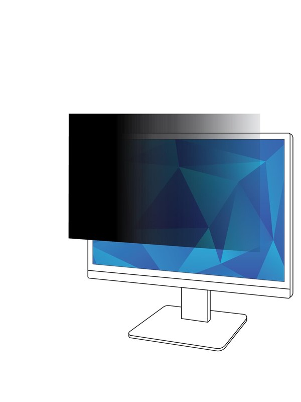 3M PF19.0W - privacy-filter for skærm