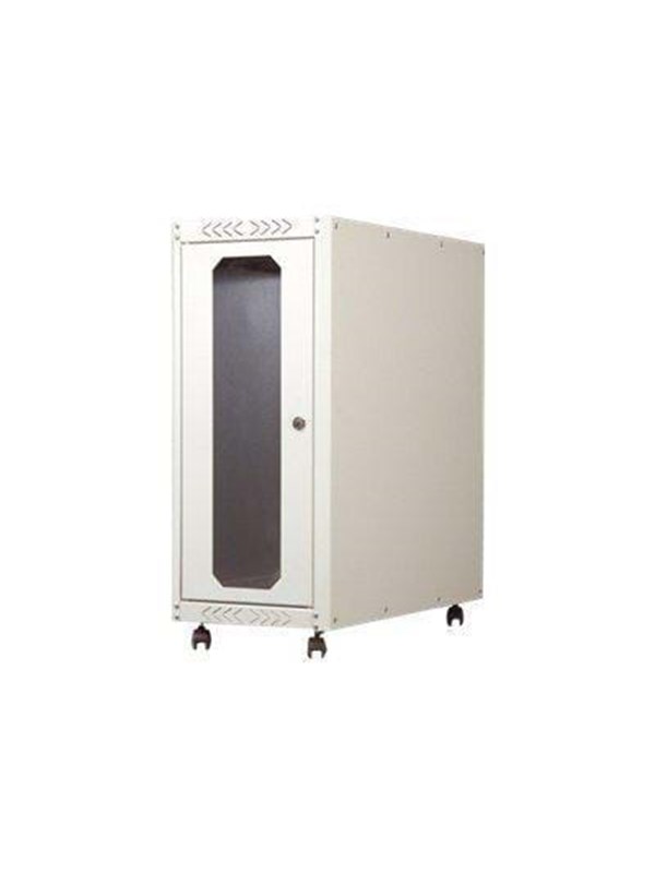 Digitus DN-CC 9001 mit Glastür PC-kast (b x h x d) 300 x 650 x 600 mm Grijs-wit (RAL 7035)