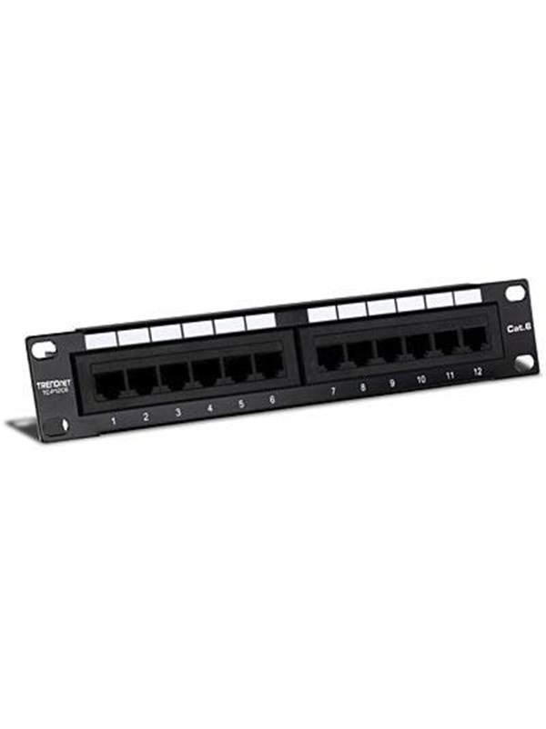 TRENDnet TC-P12C6 12-Port Cat. 6 Unshielded Patch Panel