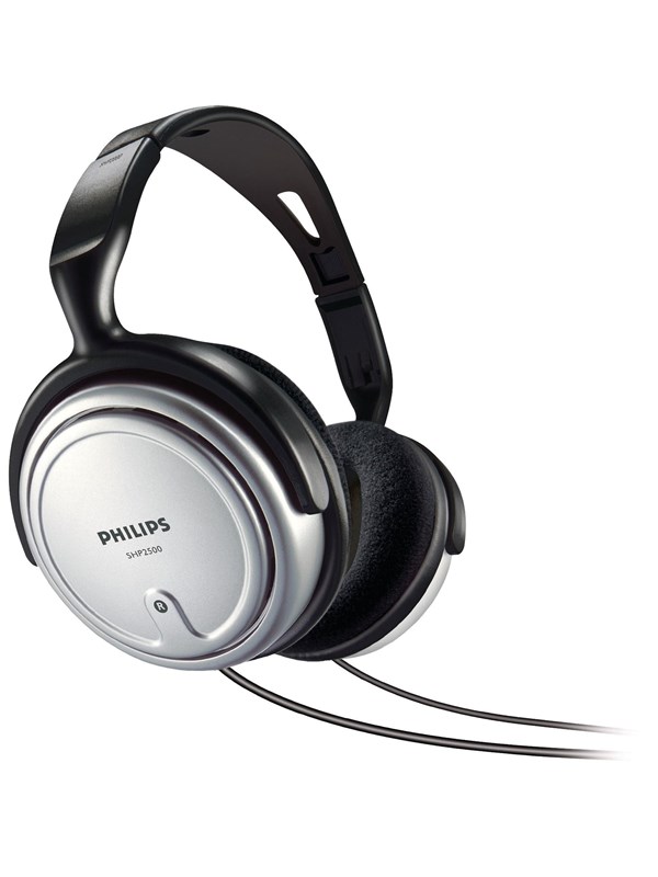 Philips SHP2500 - HiFi-headset - Zwart & Zilver