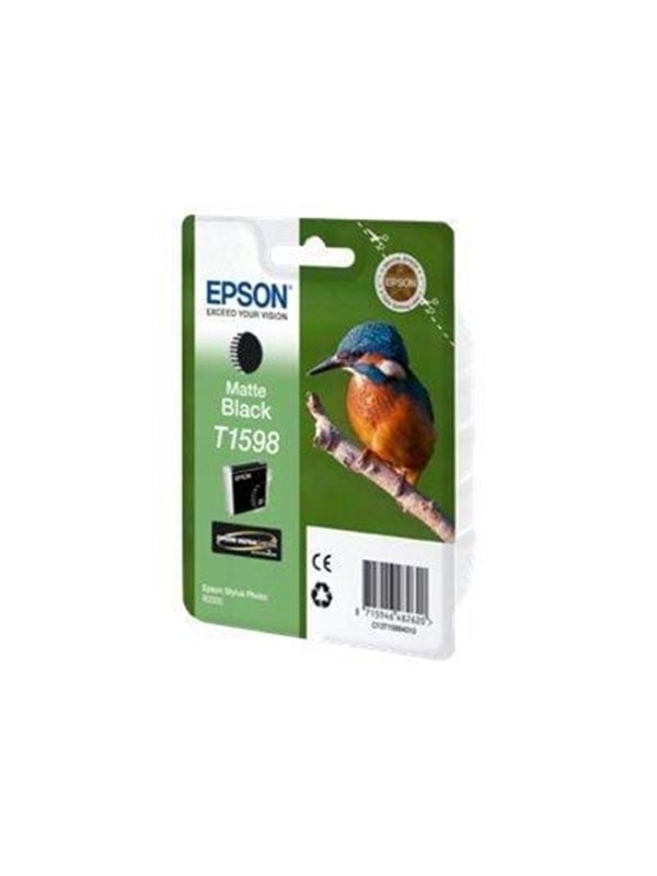 Epson T1598 Ink Cartridge - Matt Black - Inktpatroon Mat zwart