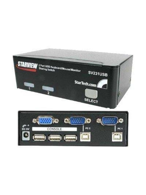 StarTech 2-poort Professionele USB KVM-Switch met Bekabeling