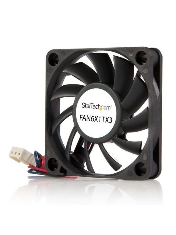 StarTech.com Geval Ventilator 60mm - FAN6X1TX3 - Case ventilator - 60mm - Black