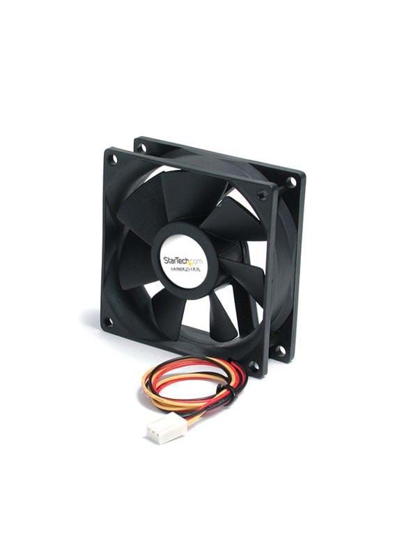 StarTech.com Case Fan 80mm - FAN8X25TX3L - Case ventilator - 80mm - Black
