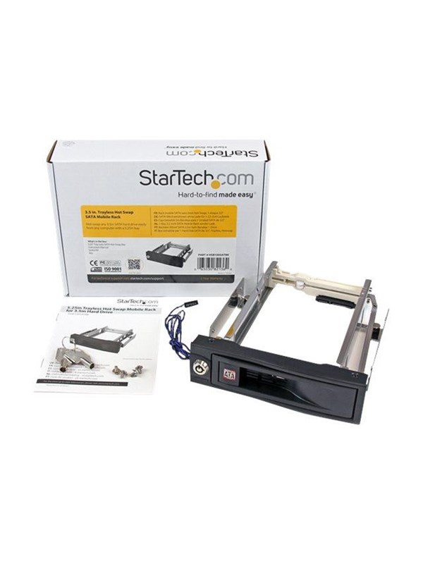 StarTech.com 5,25 inch Trayless Hot Swap Mobiele Rack voor 3,5 inch Harde Schijf
