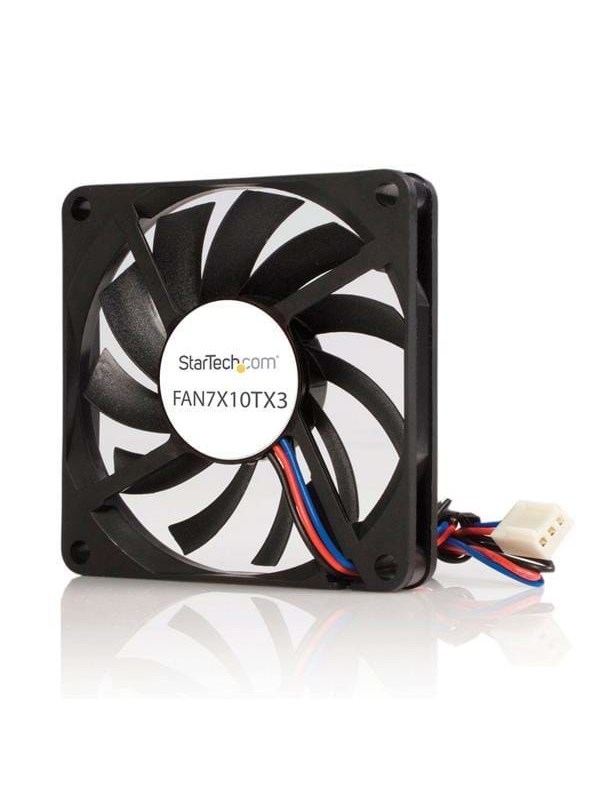 StarTech.com Geval ventilator 70mm - FAN7X10TX3 - Case ventilator - 70mm - Black