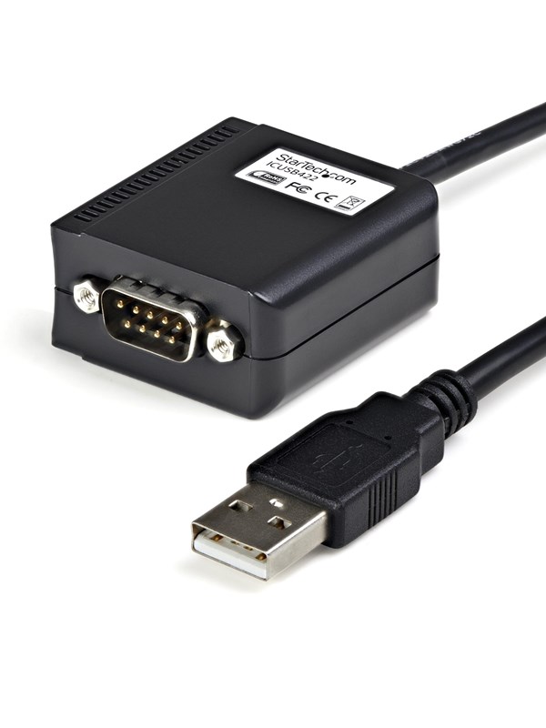 StarTech.com 1-Port Professional RS422/485 USB Serial Cable Adapter COM Retention 1.8m