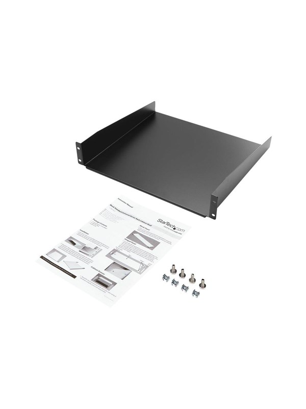 StarTech Standaard Universele Plank Serverrack Zwart