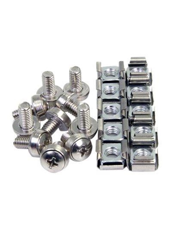 StarTech.com CABSCREWM62 M6 Mounting Screws and Cage (100-Pack)