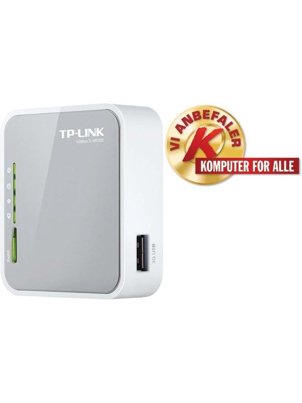 TP-Link TL-MR3020 Portable 3G/4G Draadloos N Router - Wireless router N Standard - 802.11n