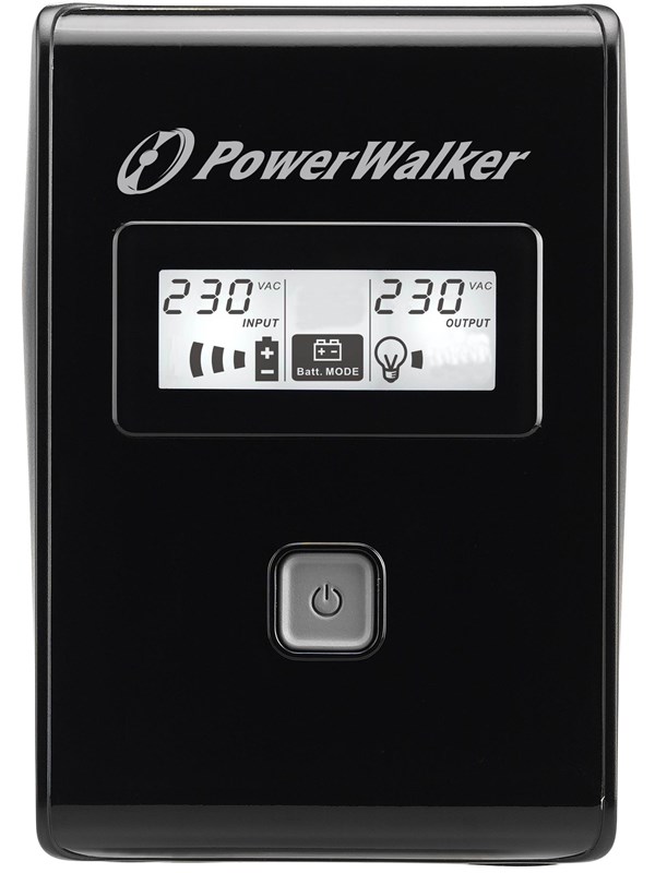BlueWalker 10120016 - PowerWalker VI LCD - 650VA/360W - Line Interactive UPS