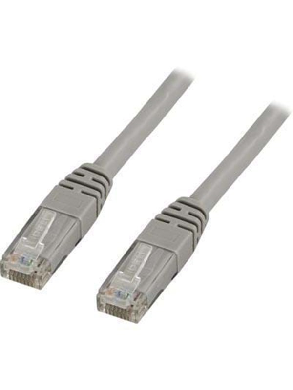 VALUE Patchkabel Cat.6 UTP (Class E), grijs, 2 m