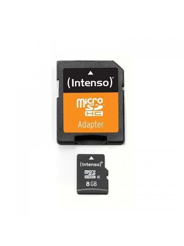 (Intenso) 8 GB MicroSD geheugenkaart - Class 4 - 8GB - met SD adapter